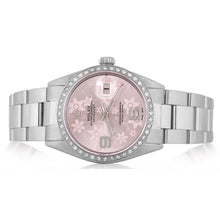 Afbeelding in Gallery-weergave laden, diamanten rand-snel ingesteld Rolex
