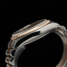 Afbeelding in Gallery-weergave laden, Roestvrij staal en geelgouden jubileum Rolex Datumjust dameshorloge met wijzerplaat
