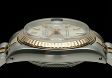 Afbeelding in Gallery-weergave laden, Roestvrij staal en geelgouden jubileum Rolex Datumjust wit Datumjust dameshorloge
