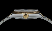 Afbeelding in Gallery-weergave laden, Roestvrij staal en geelgouden jubileum Stok-wijzerplaat Datumjust Rolex dameshorloge
