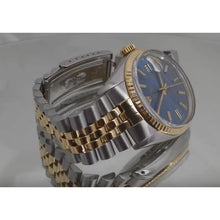 Afbeelding in Gallery-weergave laden, blauwe wijzerplaat snel ingesteld Rolex
