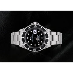 Roestvrij Staal Zwart Rolex Oyster Perpetual Submariner