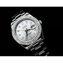 Afbeelding in Gallery-weergave laden, Roestvrij stalen diamanten Rolex
