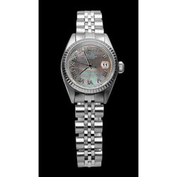Roestvrijstalen jubileum Rolex Rolex-horloge met grijze Romeinse wijzerplaat