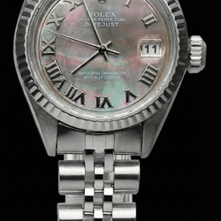 Roestvrijstalen jubileum Rolex Rolex-horloge met grijze Romeinse wijzerplaat