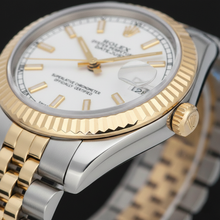 Afbeelding in Gallery-weergave laden, Edelsteen Rolex in Two Tone – bovenaanzicht
