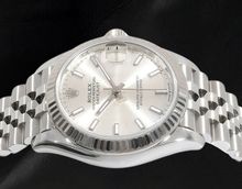 Afbeelding in Gallery-weergave laden, Rolex Datejust 31mm Zilver Lichtgevend Dameshorloge
