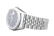 Afbeelding in Gallery-weergave laden, Rolex Datejust Jaar 2000 Blauwe Stick Wijzerplaat 36 mm Roestvrijstalen Horloge
