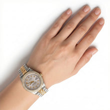 Afbeelding in Gallery-weergave laden, Rolex Datumjust Horloge Dubbele Rij Diamanten rand Datumjust
