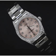 Afbeelding in Gallery-weergave laden, roestvrij staal diamanten Rolex
