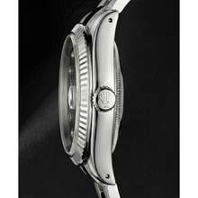 Afbeelding in Gallery-weergave laden, Luxe Diamant Rolex 0,20 karaat – hoekaanzicht

