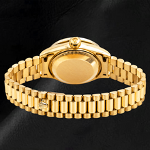 Afbeelding in Gallery-weergave laden, Rolex Datejust 26 mm 69178 Zwarte Fabrieks Diamanten Wijzerplaat Diamanten Lunette Geelgoud
