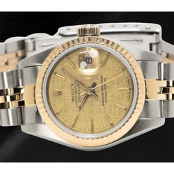 Geraffineerd Champagne Sieraadsteen Rolex – karaat Two Tone