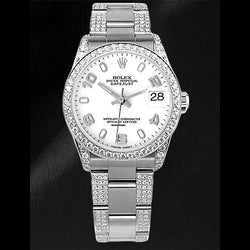 Fijne Diamant Rolex karaat F/VS1 – Stainless Steel