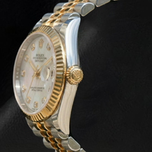 Afbeelding in Gallery-weergave laden, Cultivé Parel Rolex 0,20-karaat Two Tone – vooraanzicht
