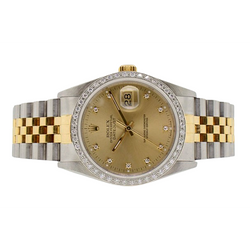 Champagne Diamant Fijne Diamant Rolex karaat – Gold