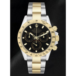 Heren Designer Edelsteen Rolex karaat – Two Tone door