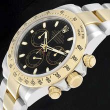 Afbeelding in Gallery-weergave laden, Rolex Two Tone met Edelsteen – zijaanzicht
