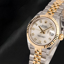 Afbeelding in Gallery-weergave laden, Rolex Datejust 279173 Zilveren Diamanten Wijzerplaat 28 mm Tweekleurig Horloge
