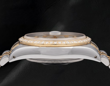 Afbeelding in Gallery-weergave laden, Rolex 15223 Zilveren Diamanten Wijzerplaat 34mm Tweekleurig Horloge
