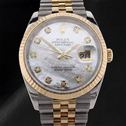 Luxe Parel Rolex – 0,20 karaat Two Tone