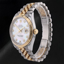 Afbeelding in Gallery-weergave laden, Parel ring in Two Tone – vooraanzicht
