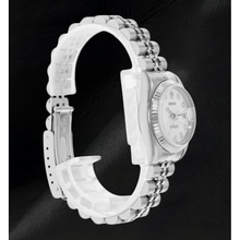 Afbeelding in Gallery-weergave laden, Rolex 26mm Zilveren Diamanten Wijzerplaat Jubilee Witgoud Jaar 2002 Dameshorloge

