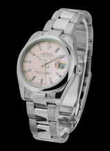 Afbeelding in Gallery-weergave laden, Rolex 31mm Date-just roze lichtgevende wijzerplaat dameshorloge
