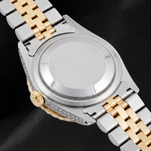 Afbeelding in Gallery-weergave laden, Rolex 36mm Datejust Romeinse Diamanten Wijzerplaat 1601 Tweekleurig Horloge
