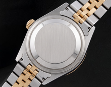 Afbeelding in Gallery-weergave laden, Rolex 69173 Datejust 26mm Turkoois Diamanten Wijzerplaat Geelgoud en Roestvrij Staal Horloge
