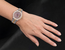 Afbeelding in Gallery-weergave laden, Rolex 6917 Datejust Roze Parelmoer Diamanten Wijzerplaat 26mm Tweekleurig Horloge
