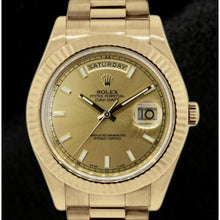 Afbeelding in Gallery-weergave laden, Rolex Dag Datum Champagne wijzerplaat
