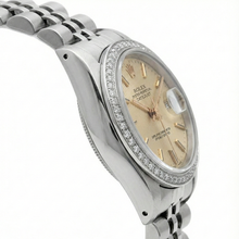 Afbeelding in Gallery-weergave laden, Rolex Dames Datejust Horloge Roestvrij Staal Jubilee Tapestry Stick Wijzerplaat Rolex
