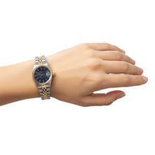 Afbeelding in Gallery-weergave laden, Rolex Dames Datumjust Horloge Gecanneleerde rand Jubileumarmband Roestvrij staal en goud P2
