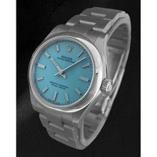 Afbeelding in Gallery-weergave laden, Rolex Dames Oyster Perpetual 31mm Tiffany Lichtgevende Wijzerplaat Stalen Horloge
