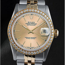 Afbeelding in Gallery-weergave laden, Rolex Date-just Champagne Stick Dial 31mm dameshorloge
