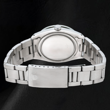 Afbeelding in Gallery-weergave laden, Rolex Date 1500 34mm Zwart Parelmoer Diamanten Wijzerplaat Tweekleurig Horloge
