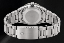 Afbeelding in Gallery-weergave laden, Rolex Date 1500 34mm Roestvrij Staal Horloge met Zilveren Wijzerplaat met Streepindexen
