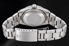 Afbeelding in Gallery-weergave laden, Rolex Date 1500 34mm Turkoois Diamanten Wijzerplaat Roestvrij Staal Horloge
