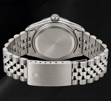 Afbeelding in Gallery-weergave laden, Rolex Date 1501 34mm Zilveren Diamanten Wijzerplaat Roestvrij Staal Horloge

