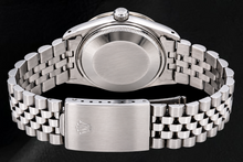 Afbeelding in Gallery-weergave laden, Rolex Date 15200 34mm Zilveren Diamanten Wijzerplaat Roestvrij Staal Horloge
