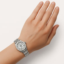 Afbeelding in Gallery-weergave laden, Rolex Date Wit Romeins Roestvrij Staal 26 mm Dameshorloge P4
