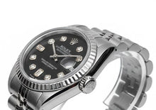 Afbeelding in Gallery-weergave laden, Rolex Jubileum-armband van roestvrij staal met diamantwijzerplaat Datumjust-horloge
