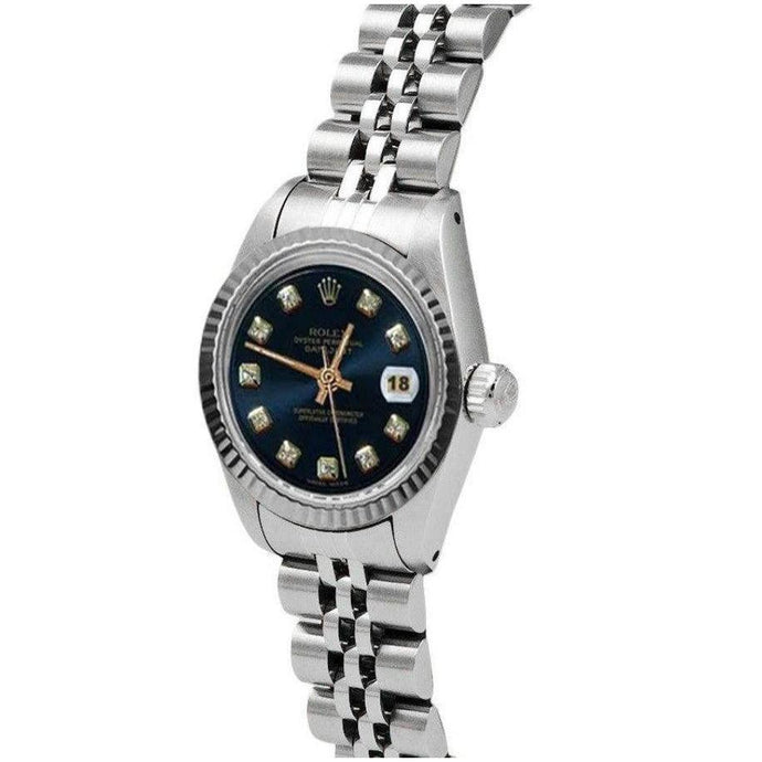 blauwe diamanten wijzerplaat Rolex