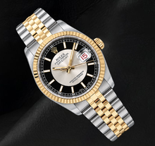 Afbeelding in Gallery-weergave laden, Rolex Datejust 116233 Zwarte Wijzerplaat 36mm Roestvrij Staal en Geelgoud Horloge
