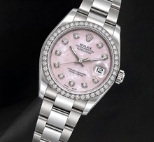 Afbeelding in Gallery-weergave laden, Rolex Datejust 116234 36mm Roze Parelmoer Diamanten Wijzerplaat Roestvrij Staal Horloge

