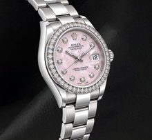 Afbeelding in Gallery-weergave laden, Rolex Datejust 116234 36mm Roze Parelmoer Diamanten Wijzerplaat Roestvrij Staal Horloge

