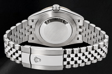 Afbeelding in Gallery-weergave laden, Rolex Datejust 126300 41mm Grijze Lichtgevende Wijzerplaat met Streepindexen Roestvrij Staal Horloge
