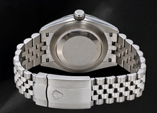 Afbeelding in Gallery-weergave laden, Rolex Datejust 126300 41mm Rode Romeinse Diamanten Wijzerplaat Roestvrij Staal Horloge
