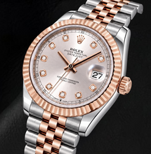 Afbeelding in Gallery-weergave laden, Rolex Datejust 126331 41mm Sundust Diamanten Wijzerplaat Tweekleurig Horloge
